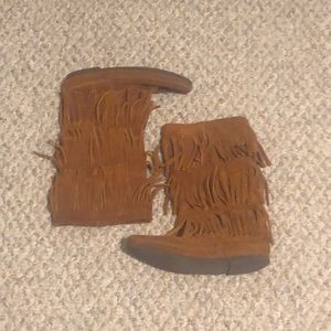 Minnetonka Fringe Bootie
